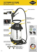 Acid resistant Hand-operated spray pump